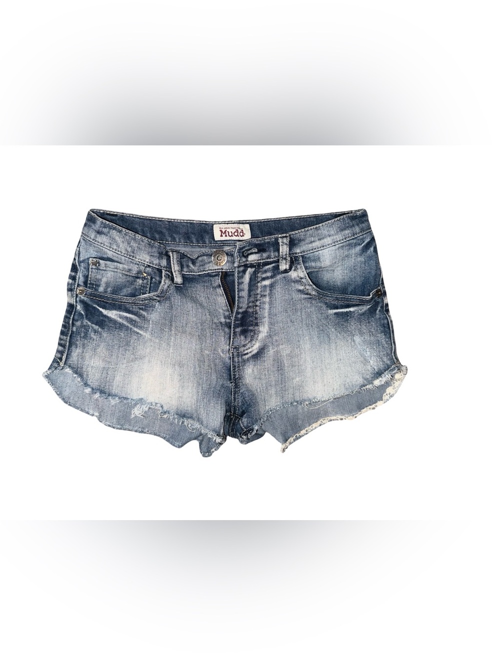 Y2K  Mudd‎ denim shorts distressed frayed size 5 or 26